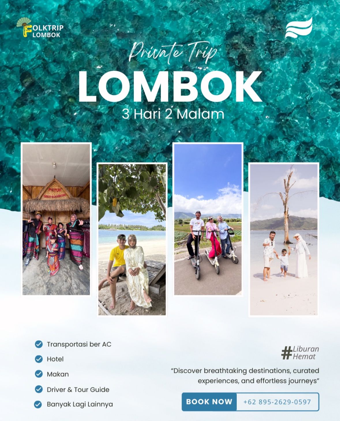 Private Trip Lombok 3 Hari 2 Malam